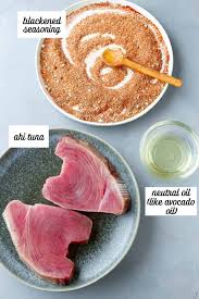 blackened tuna recipe cookin canuck