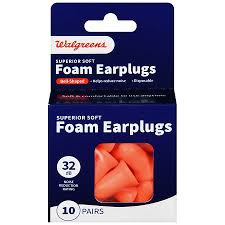 walgreens superior soft foam earplugs