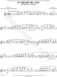 Am7 d something's telling me it might be you. It Might Be You From Tootsie Sheet Music Flute Violin Oboe Or Recorder In F Major Download Print Sku Mn0026822
