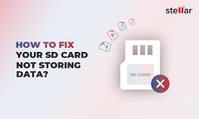 how to fix sd card not storing data