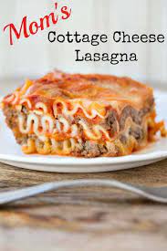 Easy Lasagna Recipe With Cottage Cheese gambar png