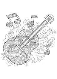 It can stand alone or be a part of a group. Guitar Coloring Pages For Adults In 2021 Music Coloring Sheets Music Coloring Coloring Book Art