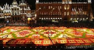turkish flower carpet covers the grand
