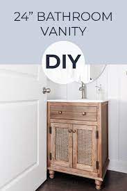 24 diy cane bathroom vanity crafted