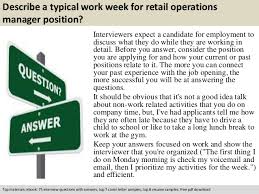 Retail Operations Manager Interview Questions
