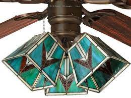 tiffany style stained glass ceiling fan
