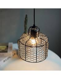 vintage glass pendant lamp