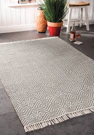 diamond pattern kilim rug recycled pet