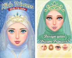 hijab princess make up salon apk