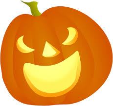 Laughing Halloween pumpkin vector illustration | Public domain vectors