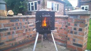 outdoor wood stove heater