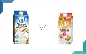 cashew vs almond milk which is healthiest