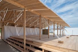 icada s kobe beach hut replaces timber