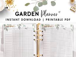 Free Garden Planner Template World Of