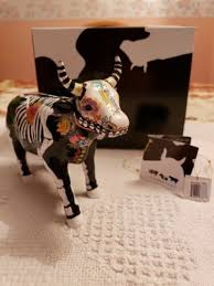 cow parade miss fiesta bones bovine