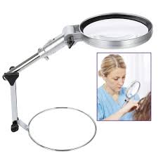 Buy 2 5 X 120mm Hands Free Desk Magnifier Lamp Desktop Foldable Stand Led Lights Magnifying Glass For Repair Reading Crafts And Hobby In Cheap Price On Alibaba Com