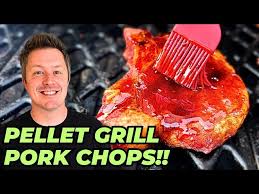 easy smoked pork chops on a pellet