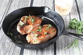 e rubbed pork chops family food