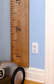 Engraved Wood Ruler Growth Chart Wallacemade Nyc