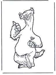 How about to print and color this beautiful coloring sheet? Ice Age 5 Ice Age