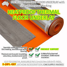 3mm ixpe floor underlay heat resistant
