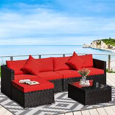 Outdoor Pe Rattan Sofa Set