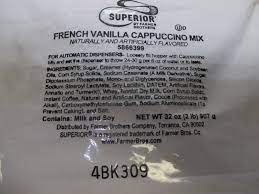 french vanilla cappuccino coffee