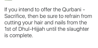 can we cut nails in zul hajj ahle