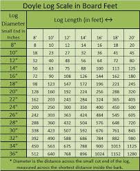 Chart To Calculate How Many Board Feet Are In A Log Wood