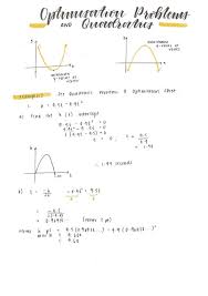 Math Notes Quadratics And Parabolas