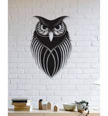 Wall Decoration Product Owl Metal Wall Art