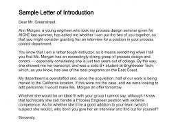 A Letter Of Introduction Under Fontanacountryinn Com