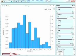 Histogram Chart Maker Plot Histogram In Excel Plotting