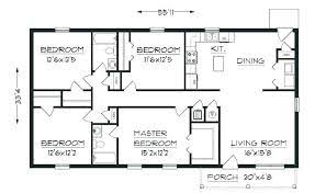 One Floor House Plans Bungalow Floor
