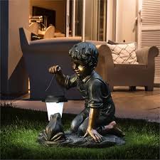 Frog Bronze Polyresin Garden Statue
