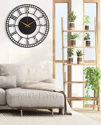Modern Black Silent Large Wall Clock