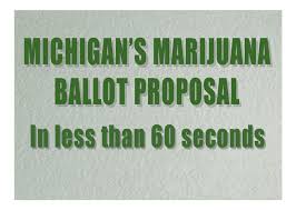 Michigans Marijuana Ballot Proposal In 60 Seconds
