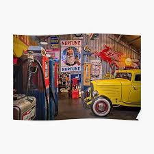 Hot rod fuel hose is a factory direct dealer for aeromotive fuel systems, tanks inc, and more which allows us to get the parts you want fast while offering pricing that is competitive with the big guys. Hot Rod Garage 3 Poster Von Stuartrow Redbubble