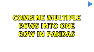 combine multiple rows into one row in