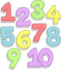 Free printable number coloring pages 1 10 for preschool kids. Pictures Of Number 1 10 Numbers Font Numbers 1 10 Clip Art