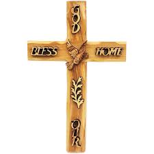 Olive Wood Wall Cross From Jerum