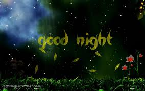 good night greeting card good night