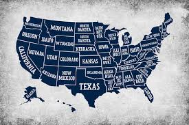us map with state names images browse