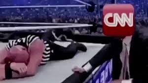 Chair slam is an ability that allows users to pick up special shining orange chairs and ladders in the wwe hub world. Cnn Fake News Gif Find Share On Giphy