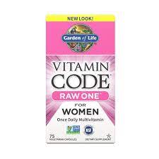 garden of life vitamin code raw one for
