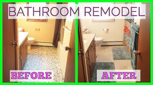 bathroom remodel before and after