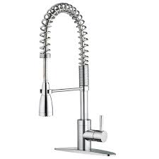 pre rinse mercial 1 handle side sprayer kitchen faucet in chrome belle foret newbathroomstyle