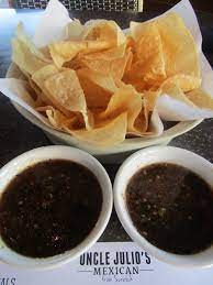 thin chips with salsa picture of