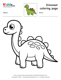 free printable dinosaur coloring page