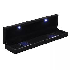 Led Lighted Earring Ring Gift Jewelry Box Jewelry Display Case For Wedding Engagement